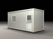 Nhà container lắp ghép có thể di chuyển chống động đất Với ​​hệ thống bảng điều khiển năng lượng mặt trời