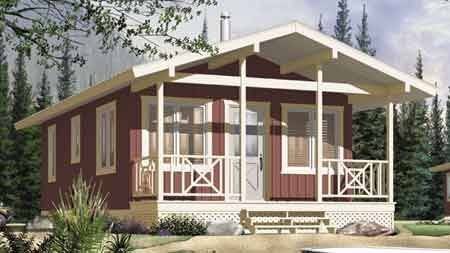 Kết cấu thép Những ngôi nhà bằng gỗ hiện đại, Những ngôi nhà kiểu bungalow đúc sẵn cách nhiệt cao