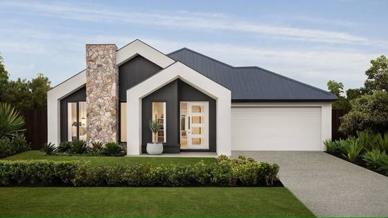 Light Steel Frame Prefabricated House 4-Bedroom 2-Bathroom Luxury Modular Home