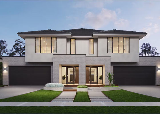 Australia Standard Prefab Houses 4 Bedrooms Home Light Villas Steel Frame House Kits