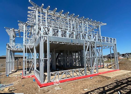 Australian Standard 2-Story Light Steel Prefab Modular Home Villa With 4 Bedroom 3 Bath