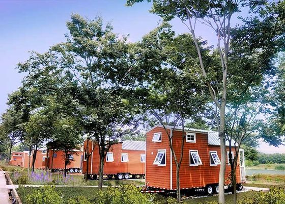 AS/NZS Certified Light Steel Tiny House On Wheels – Prefab Mobile Home With Trailer