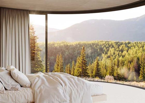 Modular Light Steel Modern Prefab Homes Round Pre Built Homes Dome Hotel Unit