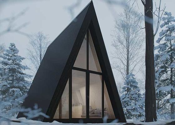 Nhà lắp ghép Khách sạn Đơn vị Thép nhẹ Không gian Một Khung Tòa nhà Nhỏ xíu Kitset Nhà Nz
