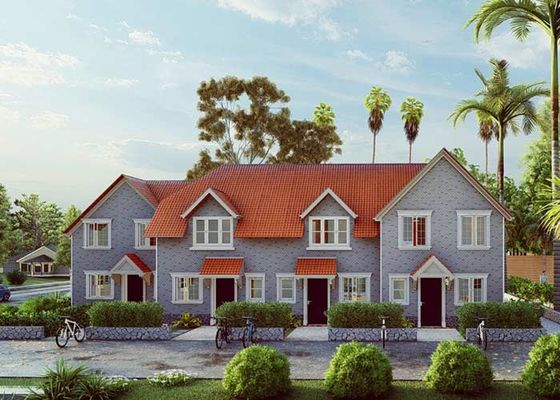 Chung cư tiền chế 2 tầng ở Vương quốc Anh | Nhà ở khung thép nhẹ