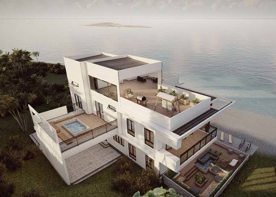 Dự án nhà khung thép nhẹ của Úc Prefab Kitset Homes NZ Giá các bộ dụng cụ gia đình prefab