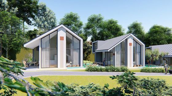Prefab Light Steel Frame House Khách sạn đơn vị với cảnh quan Nancy House