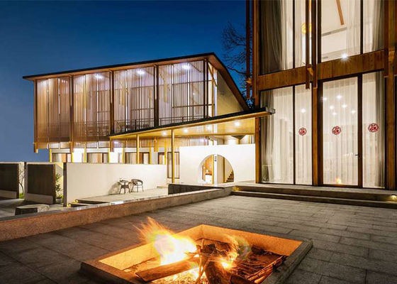 Khung thép gauge nhẹ Khách sạn đa gia đình nhà 2 tầng nhà lắp ráp nhanh