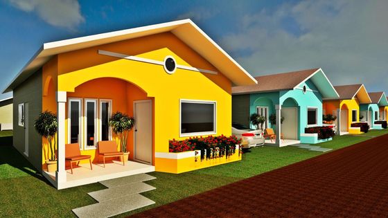 Thiết kế chuyên nghiệp Nhà lắp ghép Bungalow Nhà nhỏ Bộ dụng cụ nhà bằng thép hiện đại