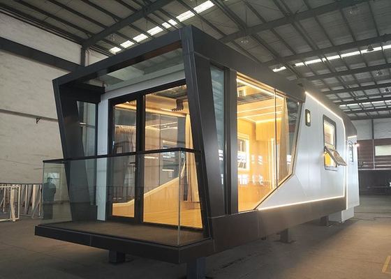 Luxury Space CapsuleTiny House On Wheels Customized Light Steel Frame House
