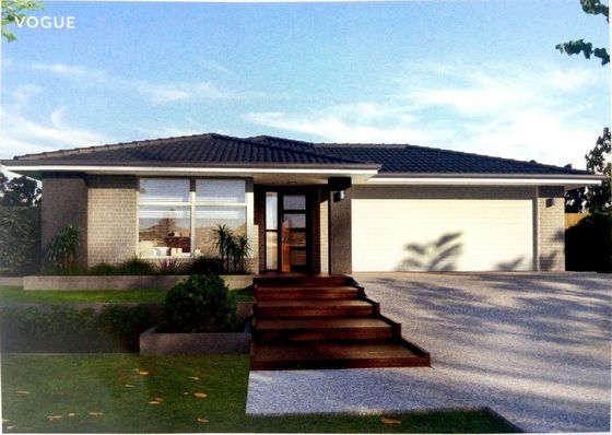Prefabricated Light Steel Prefab Bungalow Homes / Single Family Home For Living