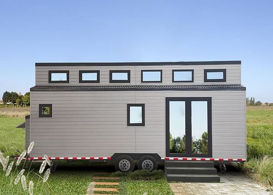 Modern Prefab Modular Home Luxury Caravan Tiny House On Wheels Được vận chuyển bởi 40 FR Container vận chuyển
