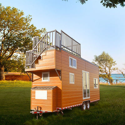 Nhà máy Direcet Prefab Tiny Homes On Wheels Nhà xe kéo Orlando Sẵn sàng để vận chuyển cho Airbnb