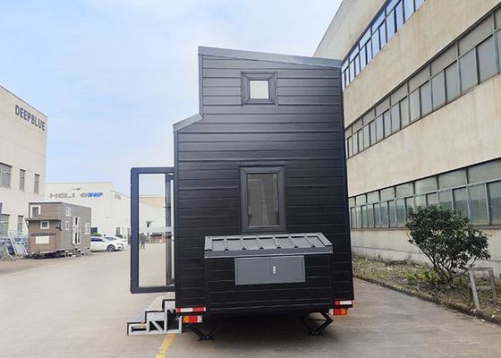 Tùy chỉnh mô-đun Prefabricated Tiny House On Wheels Cider Box Model Kit Home