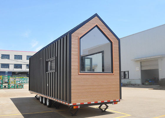 Nhà mô-đun châu Âu Nhà nhỏ trên bánh xe sẵn sàng để vận chuyển Được xây dựng bởi DeepBlue Smarthouse