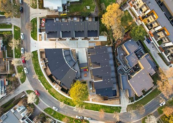 Nhà nhỏ giá cả phải chăng Nhà Prefab được xây dựng bằng thép mỏng