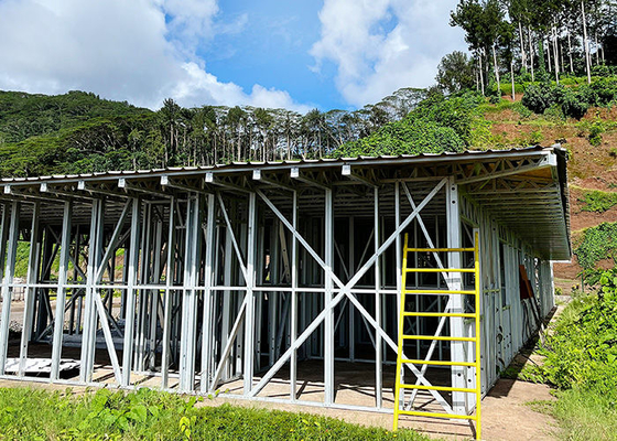 US/AS Prefab Light Gauge Steel Frame Modular House Kits cho phòng ngủ và nhà máy