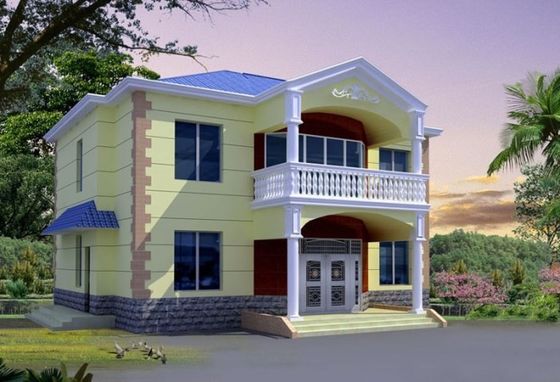 Boongalô 1 phòng ngủ bằng thép trên Bãi biển, Bộ dụng cụ nhà lắp ghép nhỏ, Nền thép LIght