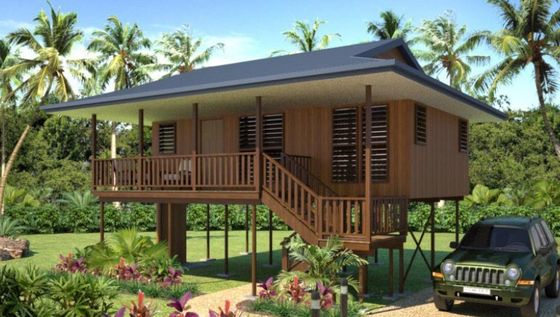 Thiết kế mới Bungalow nhà gỗ chống ẩm / Saa Home Beach Bungalows Phòng tắm vòi hoa sen