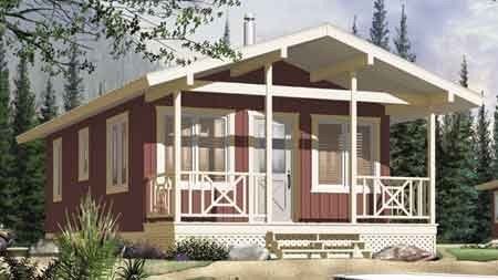 Nhà Bungalow Prefab Tuổi thọ cao, Nhà thép nhẹ đúc sẵn giá cả phải chăng để sinh sống
