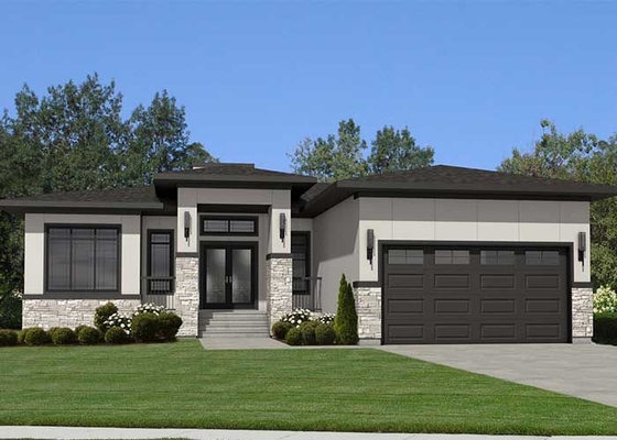 Chi phí thấp nhà tiền chế Villas kế hoạch sang trọng tiền chế khung thép nhẹ Hosue