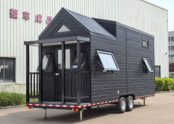 Australia tiêu chuẩn Prefabricated MobileTiny House On Wheels Cabin trailer cho vườn Airbinb