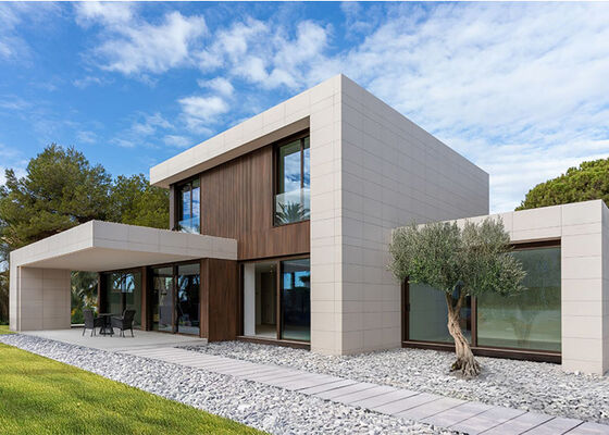 Biệt thự nhà lắp ghép 4 phòng ngủ sang trọng có hồ bơi | Nhà thép nhẹ được chứng nhận ICC-ES