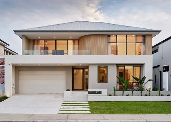 AS/US Light Steel Structure Prefabricated Villa House Frame Modular Kits For 4 Bedroom