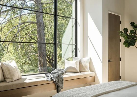 Customized Prefab House Villa And Office Building With Outdoor Aluminum Windows & Doors