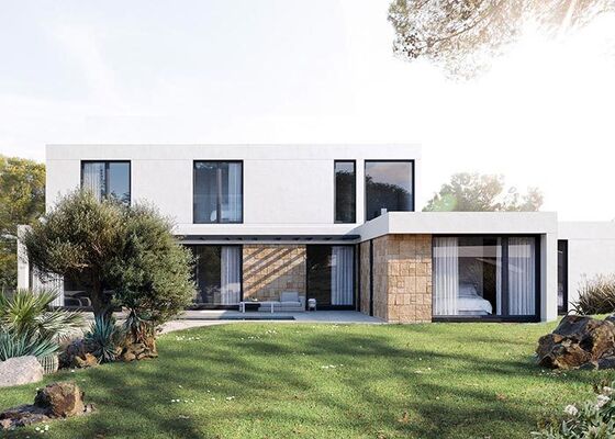 Bộ xây dựng thép Hoa Kỳ Nhà biệt thự tiêu chuẩn và chế tạo sẵn - Giải pháp biệt thự tùy chỉnh sang trọng