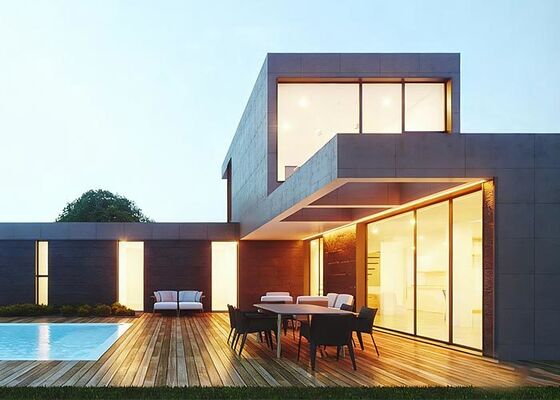 Biệt thự kết cấu thép nhiều tầng được chứng nhận ICC-ES, Nhà thép nhẹ lắp ghép