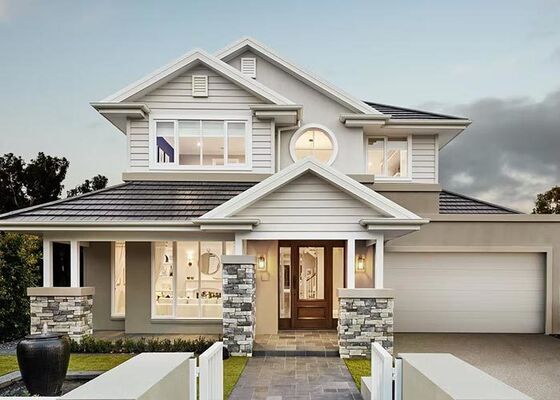 Nhà biệt thự khung thép nhẹ tiêu chuẩn AS/US, nhà lắp ghép cho khu nghỉ dưỡng