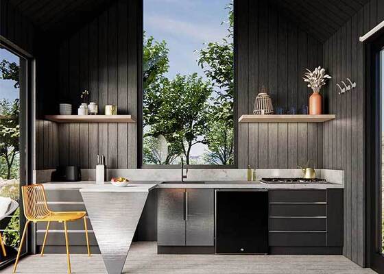 Modular Prefab Home – Light Steel Frame Camping Cabin With High-Quality Building Materials