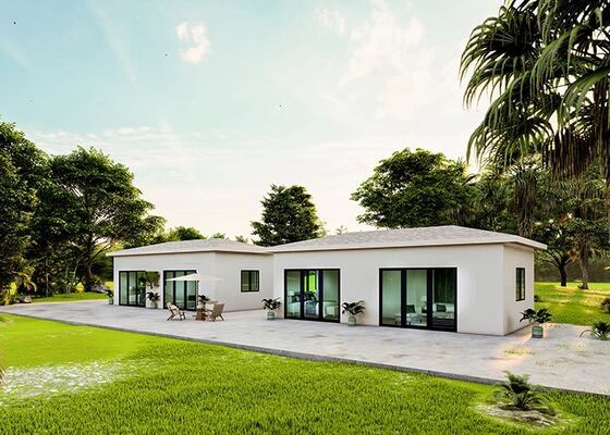 CE Certification Luxury Prefab House Modular Home With Light Stee Frame House Kits
