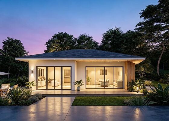 Cộng đồng căn hộ nhà lắp ghép sang trọng cao cấp, kết cấu khung thép nhẹ dân dụng