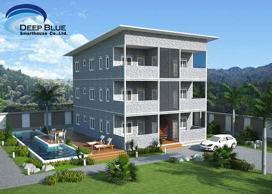 Căn hộ ký túc xá SOHO đúc sẵn kết cấu khung thép nhẹ | Tòa nhà tùy chỉnh để bán