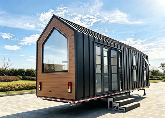 Nhà Di Động Khung Thép Nhẹ Tiền Chế Giá Rẻ | Cabin A-Frame Sang Trọng Sẵn Sàng Vận Chuyển
