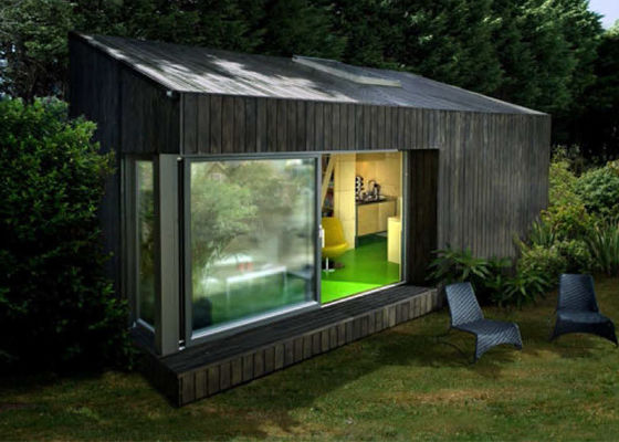 Prefab Light Gauge Steel Frame Luxury Prefabricated House Garden Studio House Tiêu chuẩn ISO
