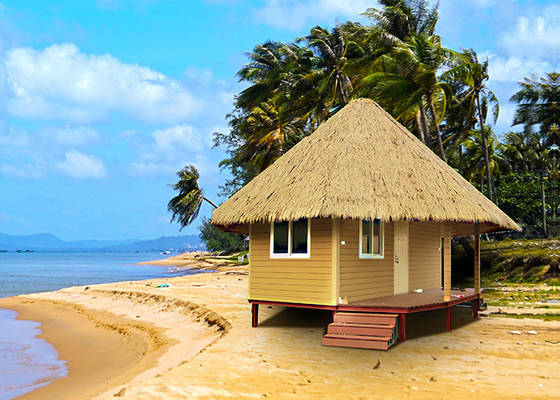 EU/USA/NZ/AU Tiêu chuẩn kinh tế Chi phí thấp Bungalow nước thép Prefab hiện đại