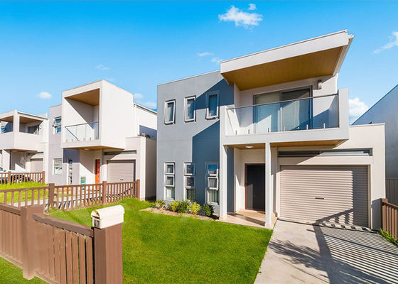 Nhà Prefab giá cả phải chăng Cấu trúc thép biệt thự Căn nhà hai tầng hiện đại Town Hosue
