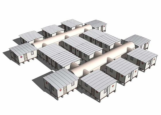 Metal Isolation House Mobile Field Housel In Quick Assemble White Color Low Cost Prefab House