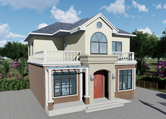 Biệt thự nhà lắp ghép thép nhẹ hai tầng mạ kẽm tiết kiệm tiêu chuẩn Úc