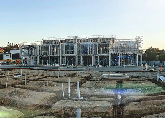 Tòa nhà chung cư Prefab / Tòa nhà tiền chế 3 tầng với nhà khung thép nhẹ