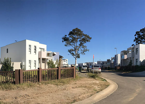 Căn hộ biệt thự Prefab nhà thép Hệ thống cấu trúc thép nhẹ Nhà mô-đun Tiêu chuẩn Úc