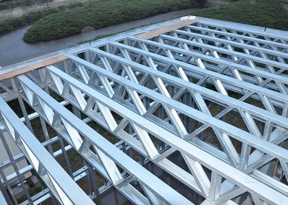 Prefab Disaster Light Steel Frame Houses , Panelized Home Kits For Prefab House Villa