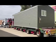 Light Gauge Steel Frame Prefabricated Bungalow , Cheap Earthquake Prefab