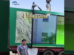 Khung thép ánh sáng màu vàng Studio Prefab Garden giá rẻ với kích thước nhỏ