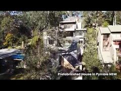 Ngôi nhà tiền chế 2 phòng ngủ với kích thước tùy chỉnh và mái nhà bằng tấm EPS/Rock Wool/PU Sandwich