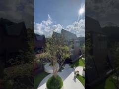 Prefab House Kit với khung thép nhẹ Nhà mô-đun cho kỳ nghỉ và cắm trại