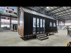 EU/AU/USA chuẩn Prefabricated Modular Home Kit Nhà nhỏ trên bánh xe với ba phòng ngủ